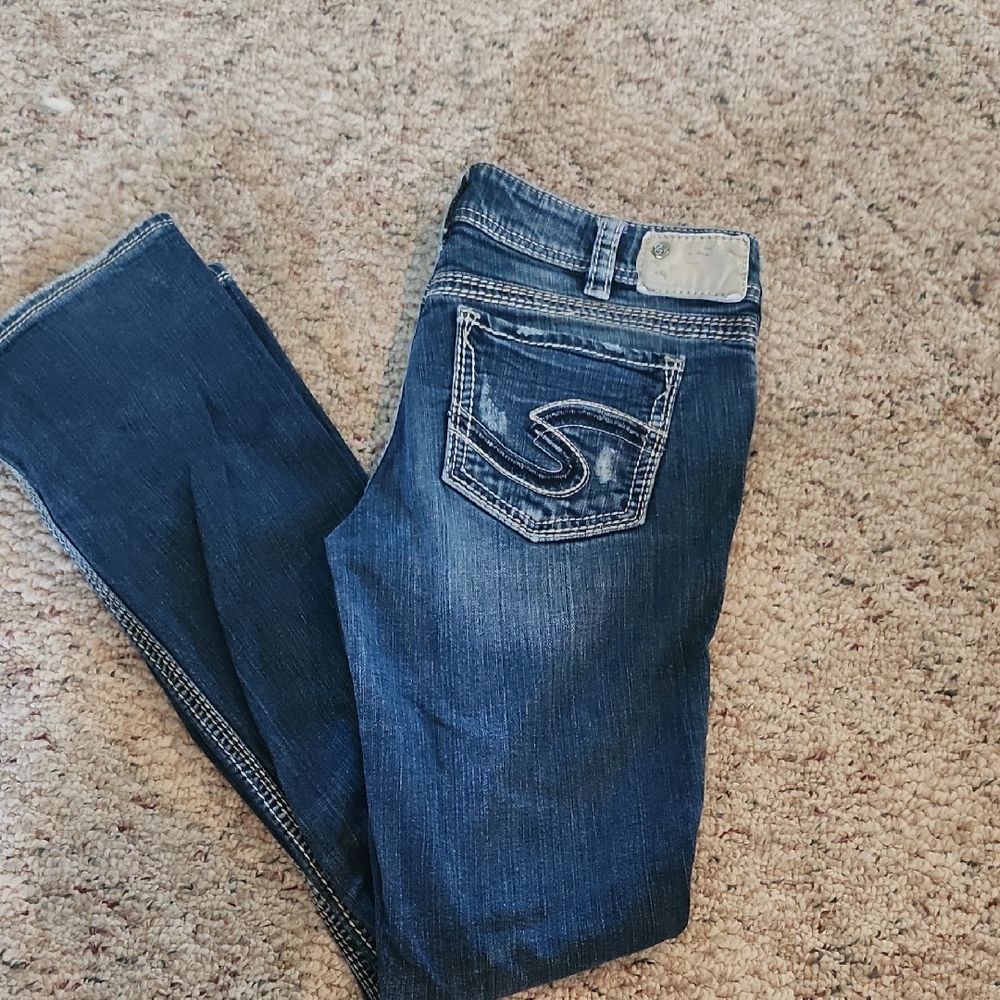 Silver Jeans Women's Boot Cut in Deep Blue